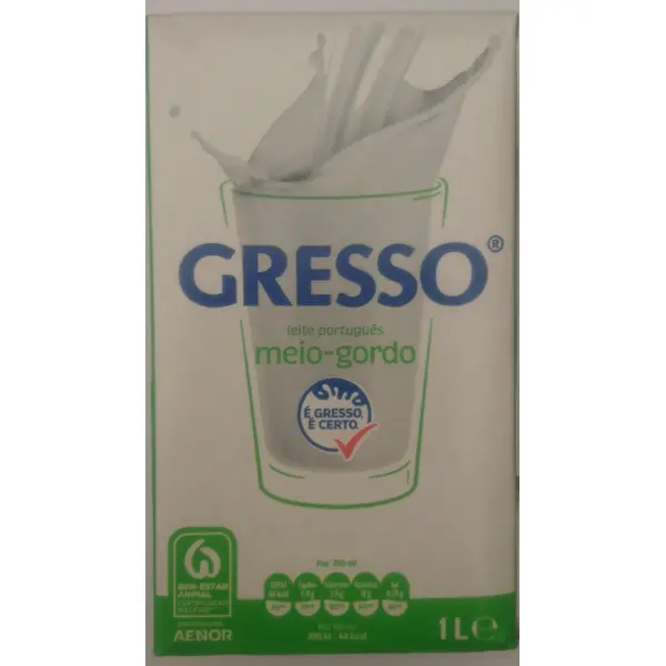 Portuguese Semi-Skimmed Milk