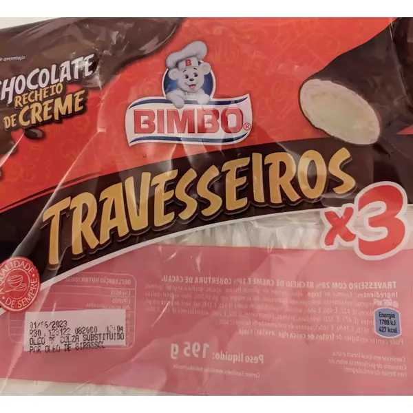 Bimbo Chocolate Pillows x3 195 g