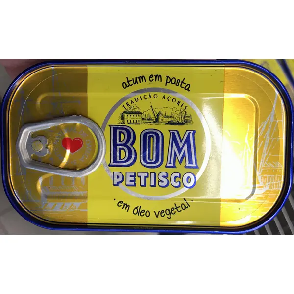 Bom Petisco Atum em Posta em Óleo Vegetal 120 g