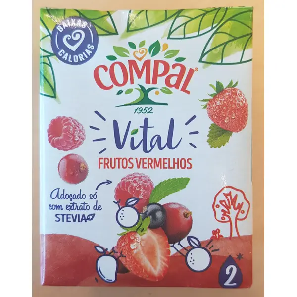 Compal Vital Frutos Vermelhos 200 ml