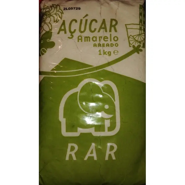 RAR Açúcar Amarelo Areado 1 kg