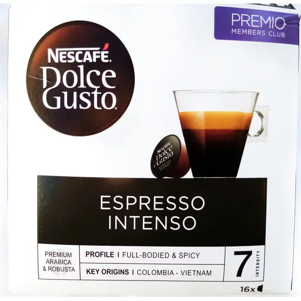 Nescafé Dolce Gusto Espresso Intenso 16 Capsules 112 g