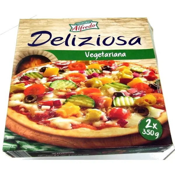 Trattoria Alfredo Pizza Deliziosa Vegetariana x2 2 x 350 g