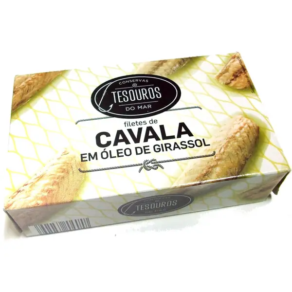 Tesouros do Mar Mackerel Fillets in Sunflower Oil 115 g