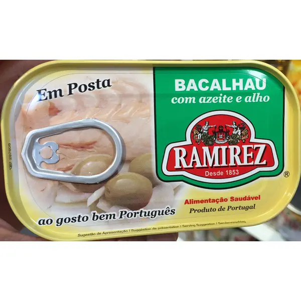 Ramirez Cod in Olive Oil & Garlic 120 g