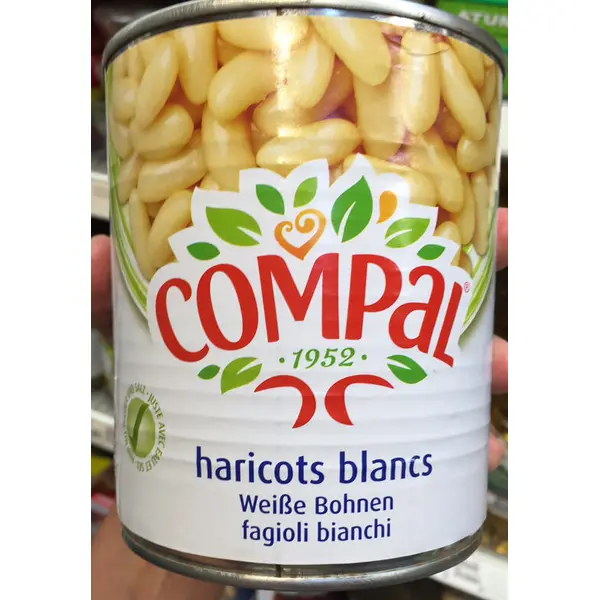 Compal Cooked White Beans 845 g