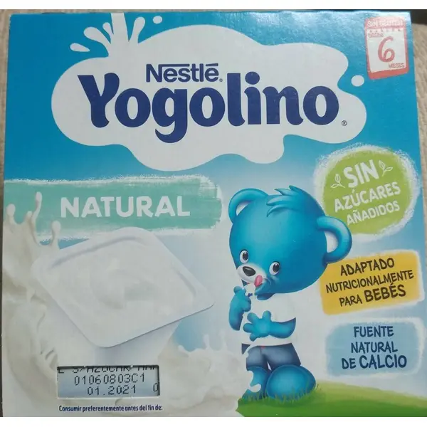 Nestlé Yogolino Natural x4 4 x 100 g